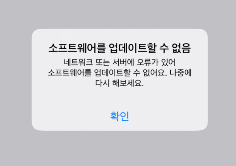 아이폰  갤럭시 핏2 밴드 소프트웨어 업데이트 오류