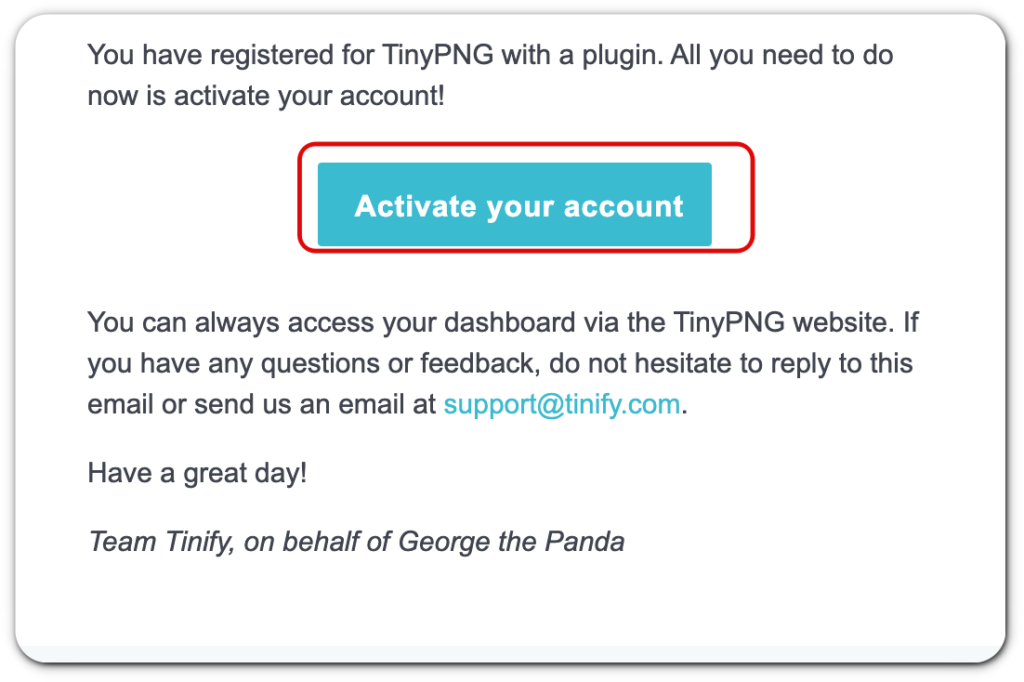 3. TinyPNG 메일 인증