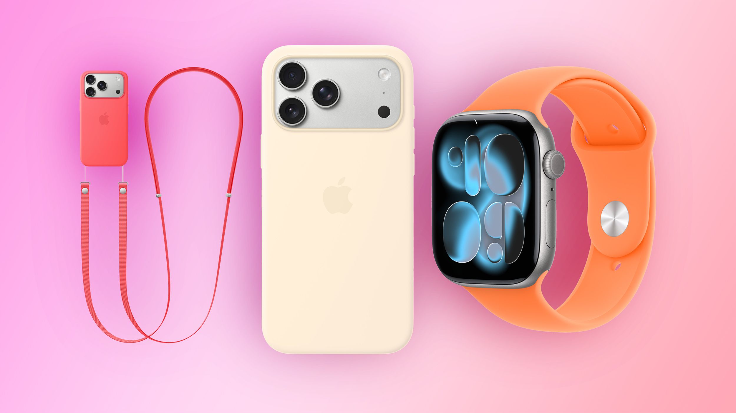 Apple, 새로운 색상의 iPhone 케이스, Apple Watch 밴드 및 크로스바디 스트랩 출시
