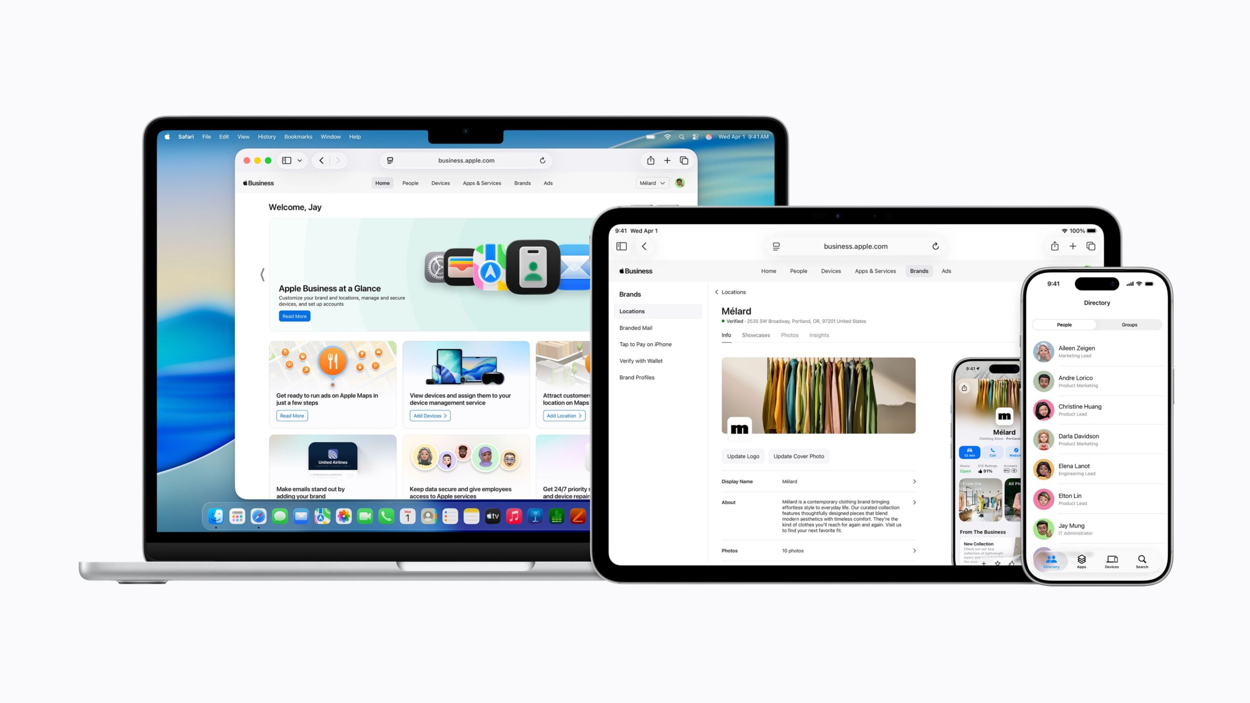 Apple, 기기 관리, 이메일 및 고객 참여를 위한 새로운 올인원 Apple 비즈니스 플랫폼 출시