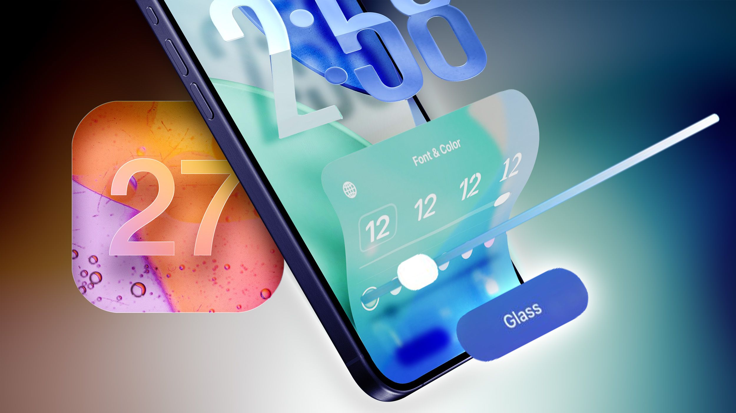 Apple은 iOS 27에 시스템 전체에 액체 유리 슬라이더를 추가하는 것을 목표로 하고 있습니다.