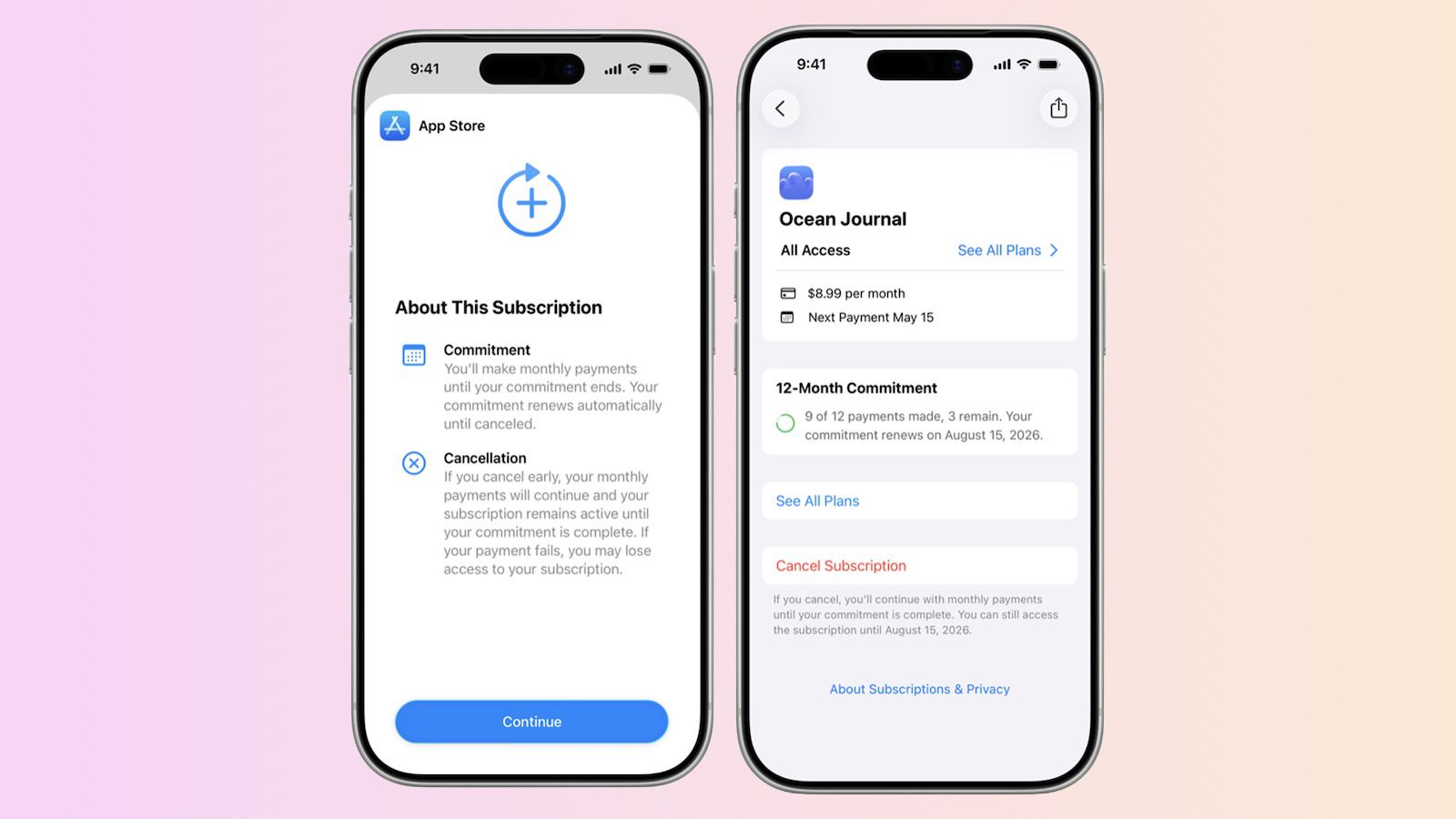 Apple, 12개월 약정으로 App Store 월간 구독 도입