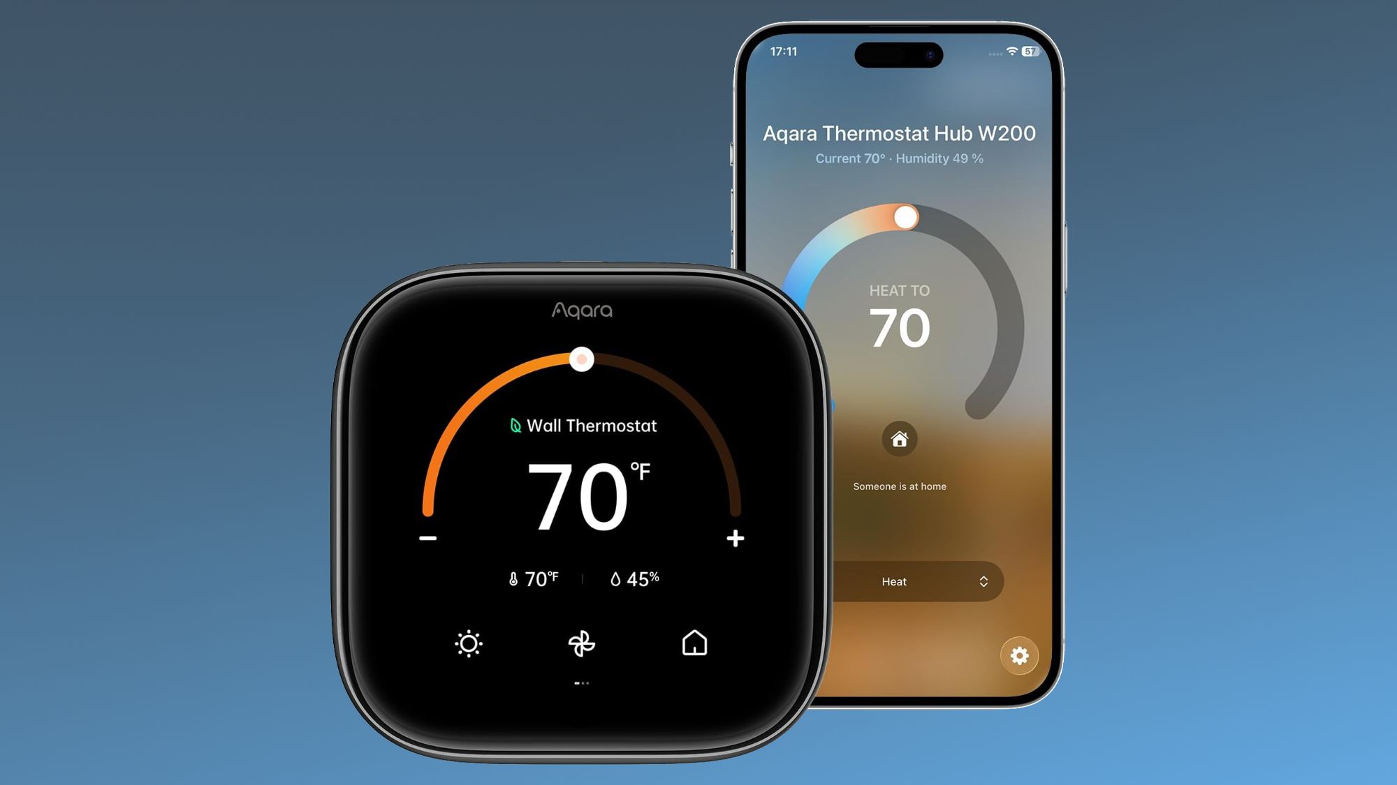 Aqara W200 온도 조절 장치, Apple 적응형 온도 및 청정 에너지 지원 출시