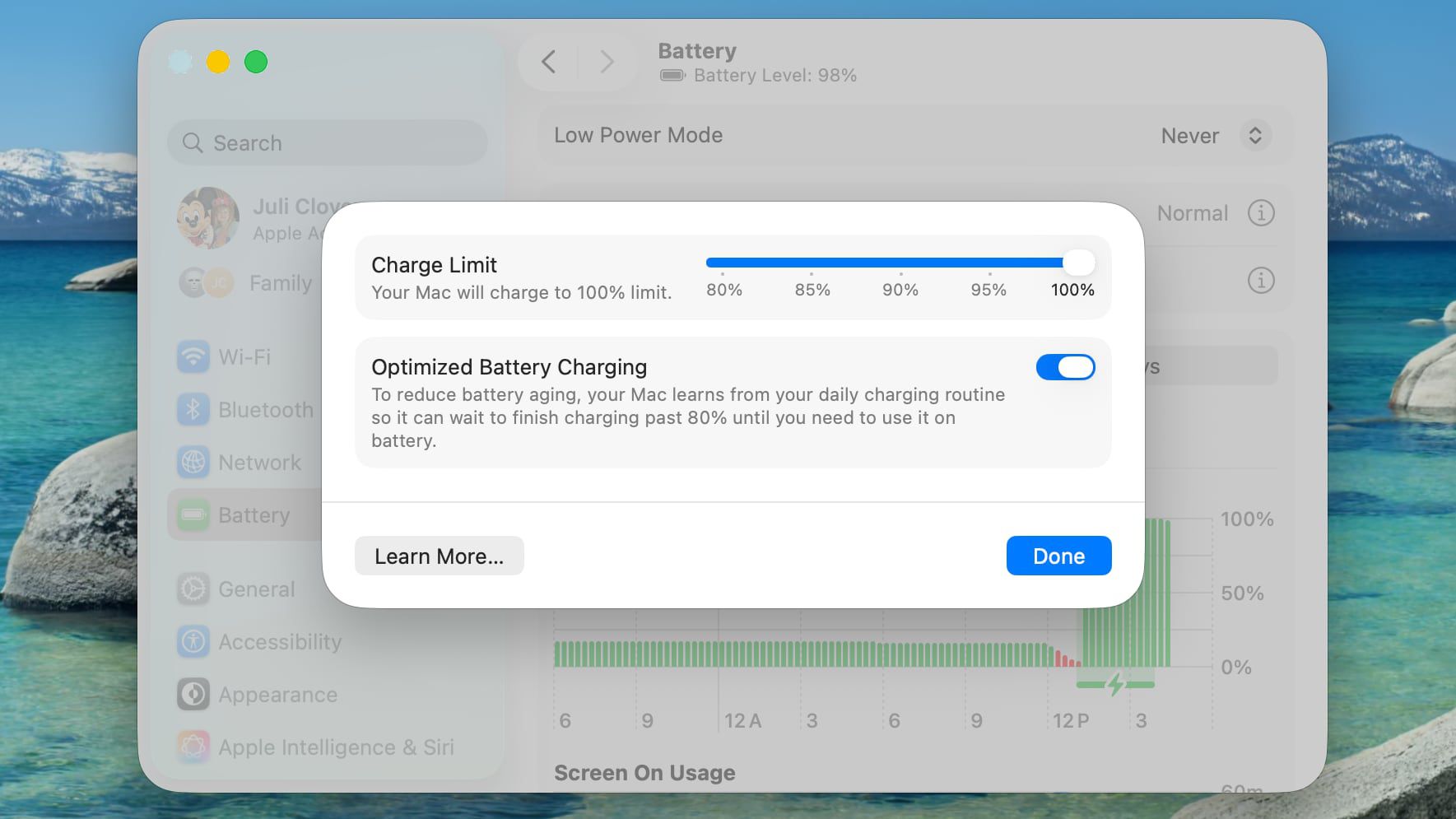 이 설정을 사용하면 MacBook 배터리 수명을 연장할 수 있습니다.