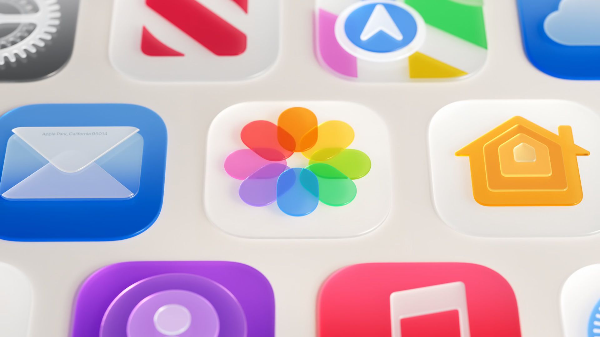 iOS 27, 더욱 선명한 액체 유리 레이어로 앱 아이콘 개편