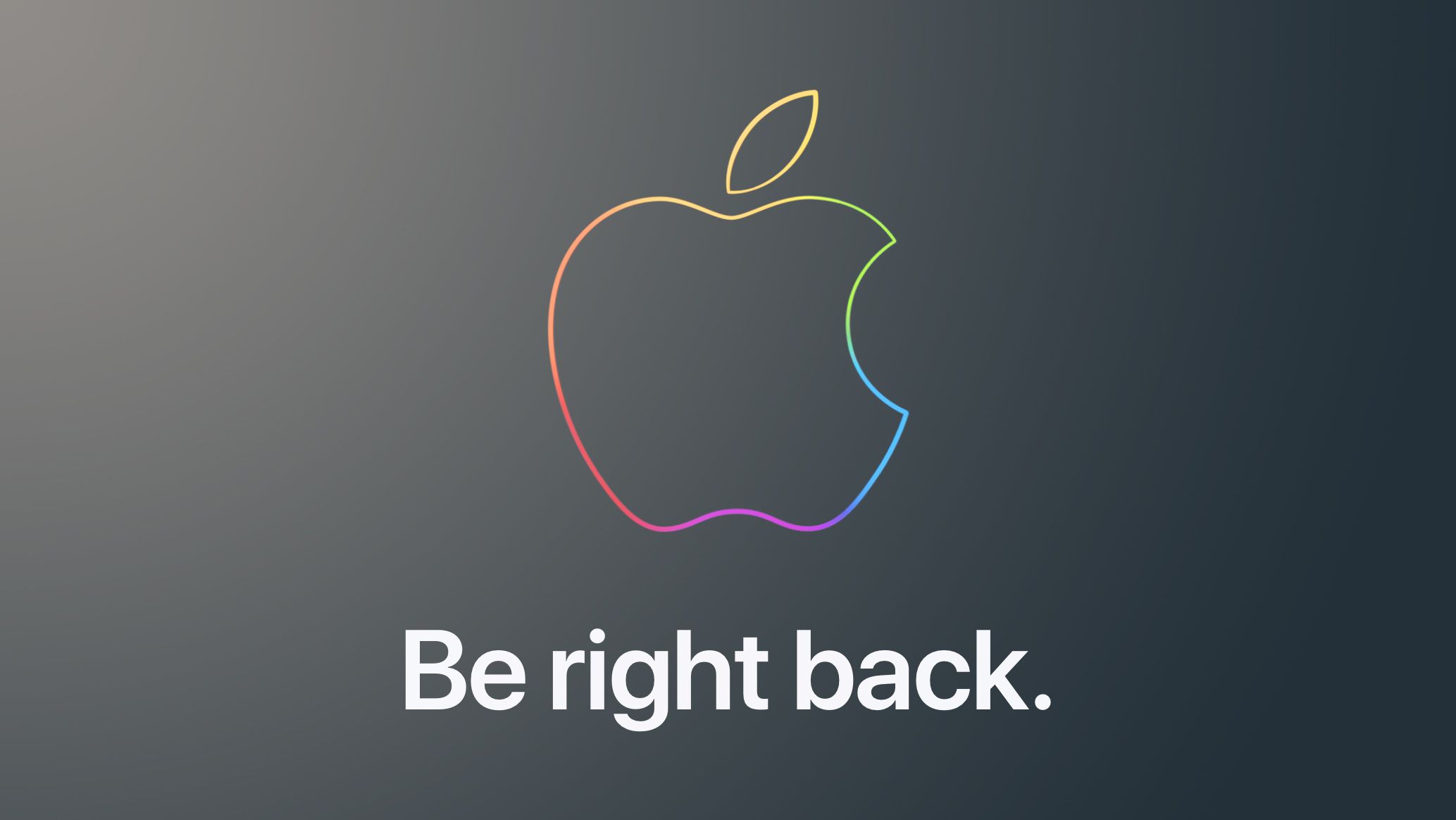 Apple의 온라인 스토어가 다운되었습니다