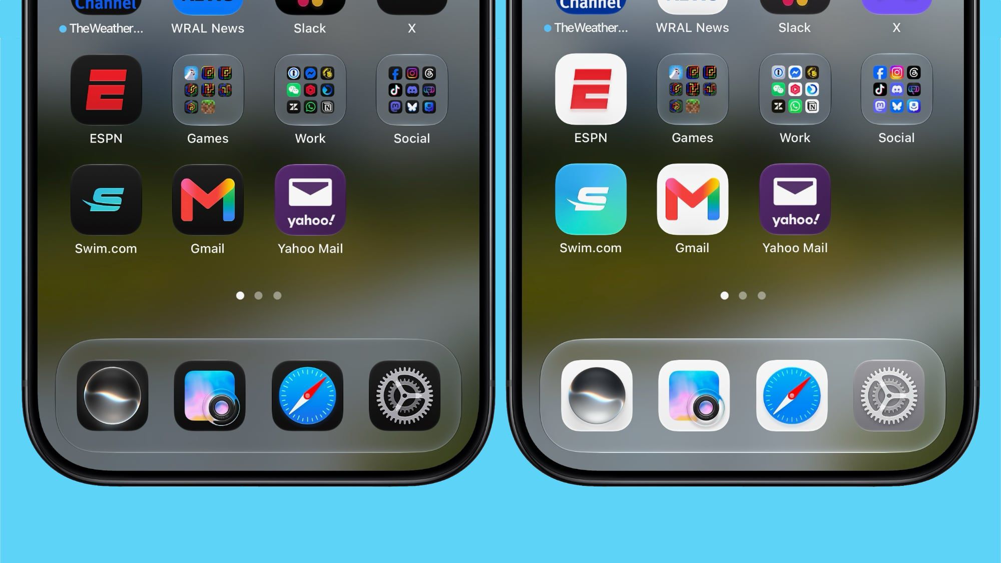 iOS 27 베타 5, Siri, Safari, 설정 등에 대한 새로운 아이콘 제공