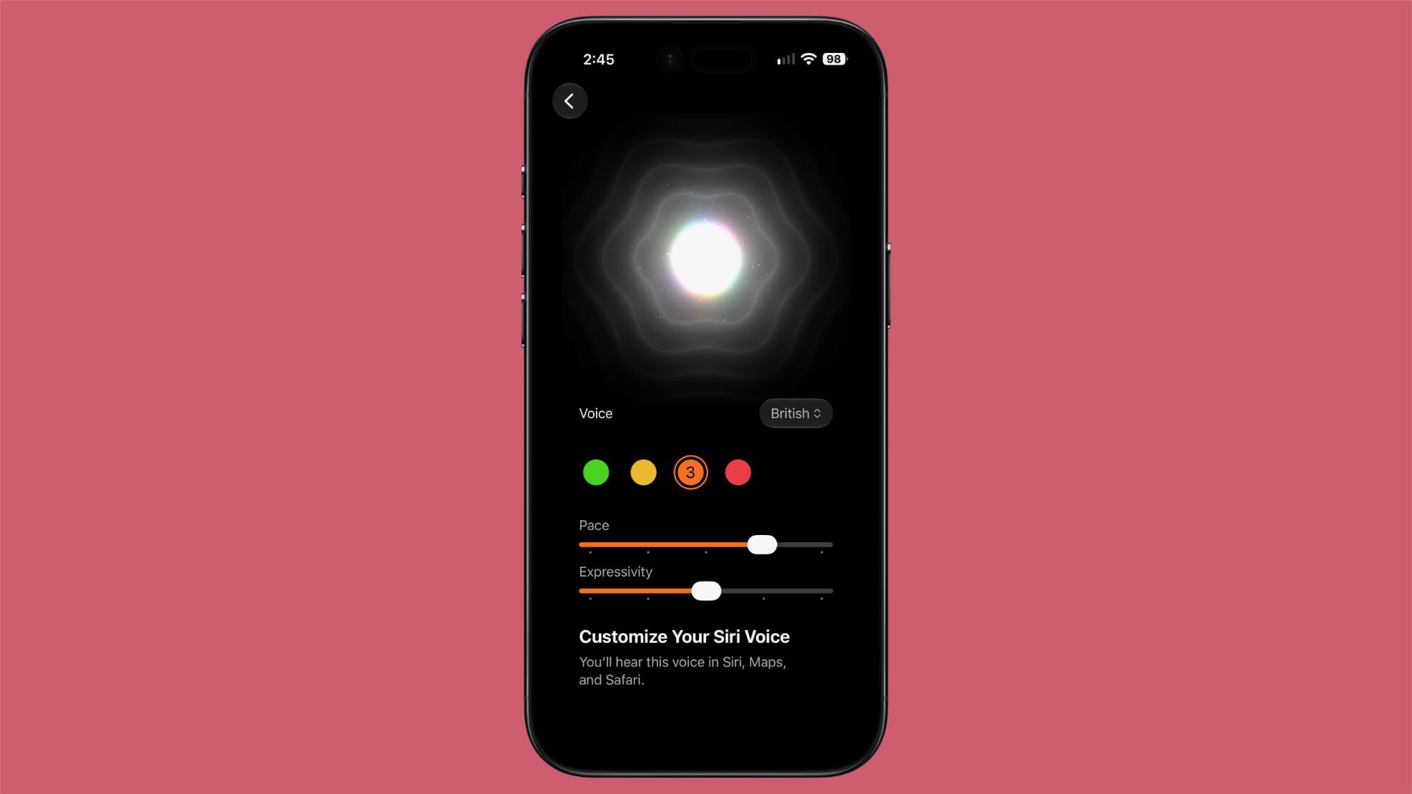 최신 iOS 27 베타, Siri AI 음성 사용자 정의 확장