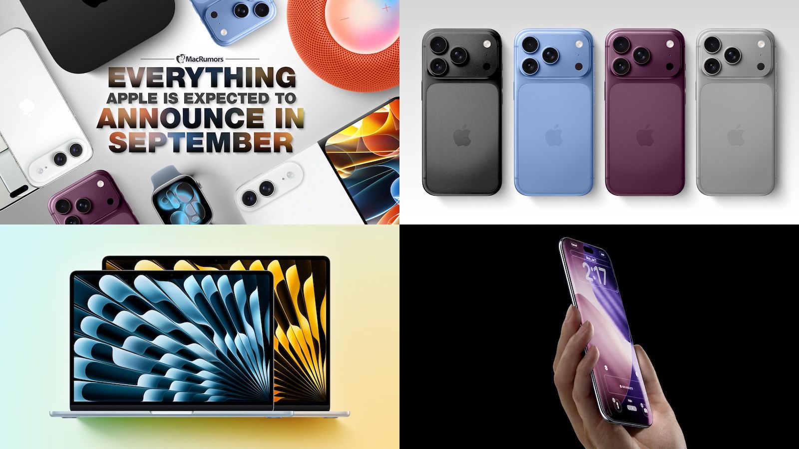 주요 뉴스: Apple의 9월 발표, MacBook Air 부족 등